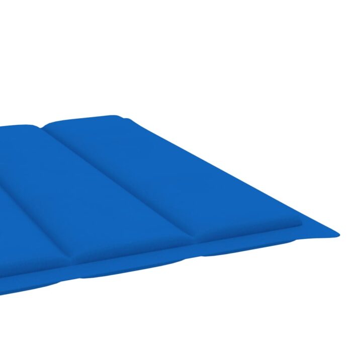 Coussin de chaise longue bleu royal 200x70x3 cm tissu oxford – Image 4