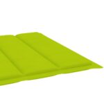 Coussin de chaise longue vert vif 200x70x3 cm tissu oxford – Image 4