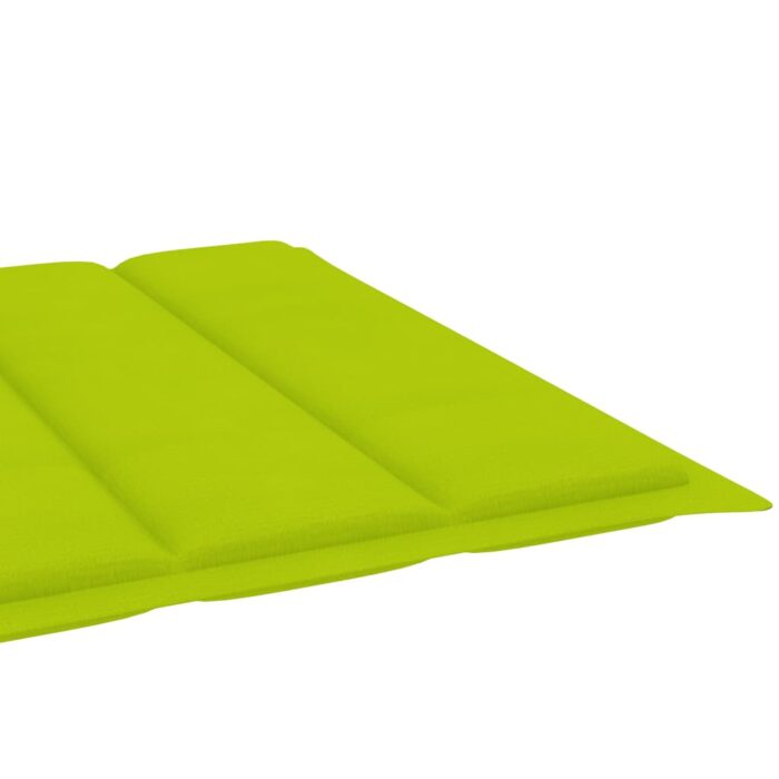 Coussin de chaise longue vert vif 200x70x3 cm tissu oxford – Image 4