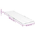 Coussin de chaise longue vert vif 200x70x3 cm tissu oxford – Image 7