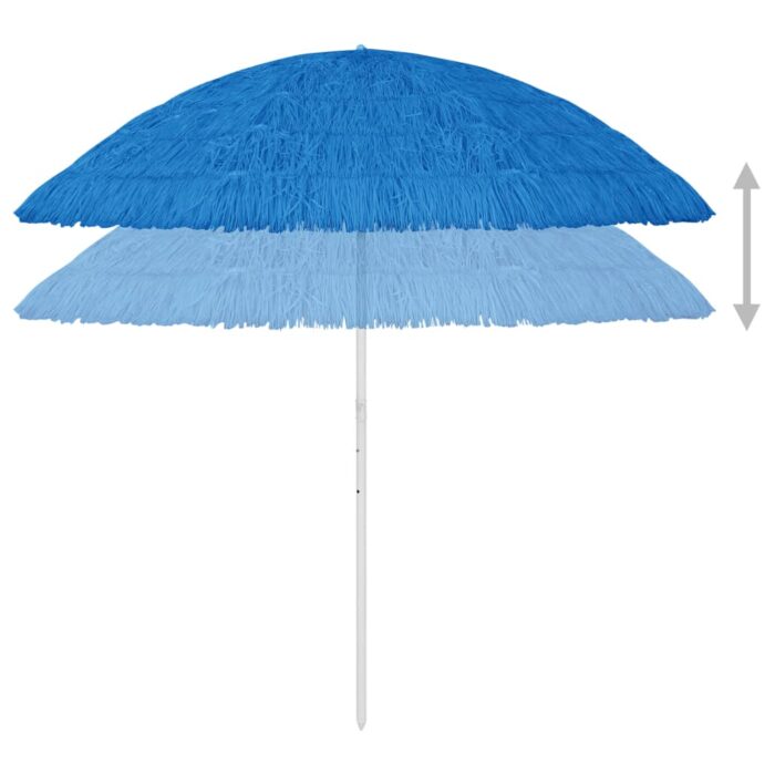 Parasol de plage Hawaii bleu 300 cm – Image 4