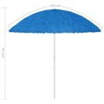 Parasol de plage Hawaii bleu 300 cm – Image 7