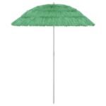 Parasol de plage Hawaii vert 180 cm