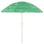 Parasol de plage Hawaii vert 240 cm