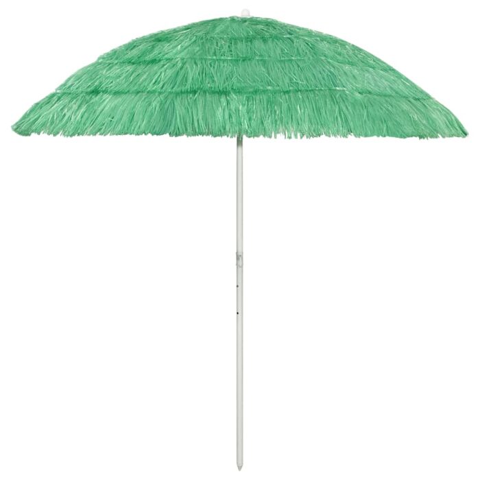 Parasol de plage Hawaii vert 240 cm – Image 1