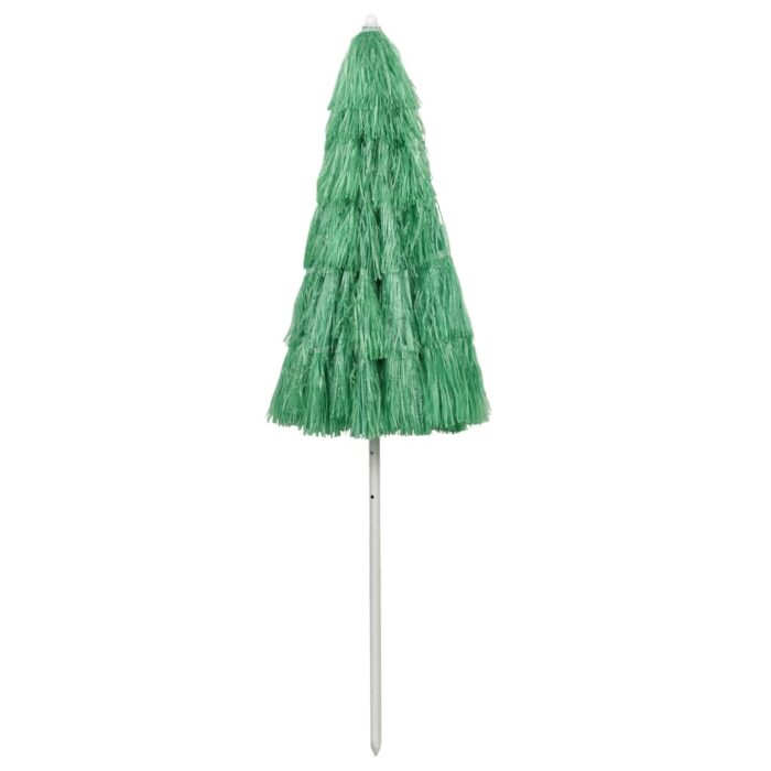 Parasol de plage Hawaii vert 240 cm – Image 2