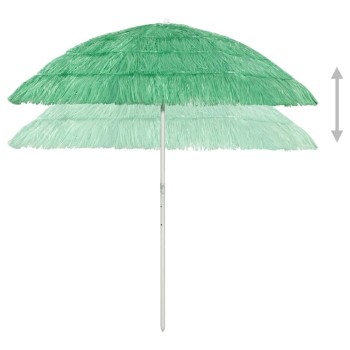 Parasol de plage Hawaii vert 240 cm – Image 3