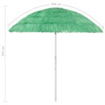 Parasol de plage Hawaii vert 240 cm – Image 6