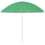 Parasol de plage Hawaii vert 300 cm