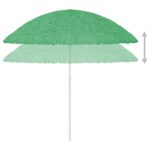 Parasol de plage Hawaii vert 300 cm – Image 4
