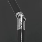 Parasol de plage anthracite 200x125 cm – Image 2