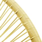 Chaise de jardin Acapulco Résine tressée Beige – Image 4