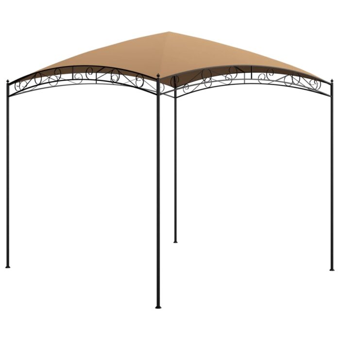 Belvédère 3x3x2,65 m Taupe 180 g/m² – Image 1