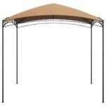 Belvédère 3x3x2,65 m Taupe 180 g/m² – Image 2