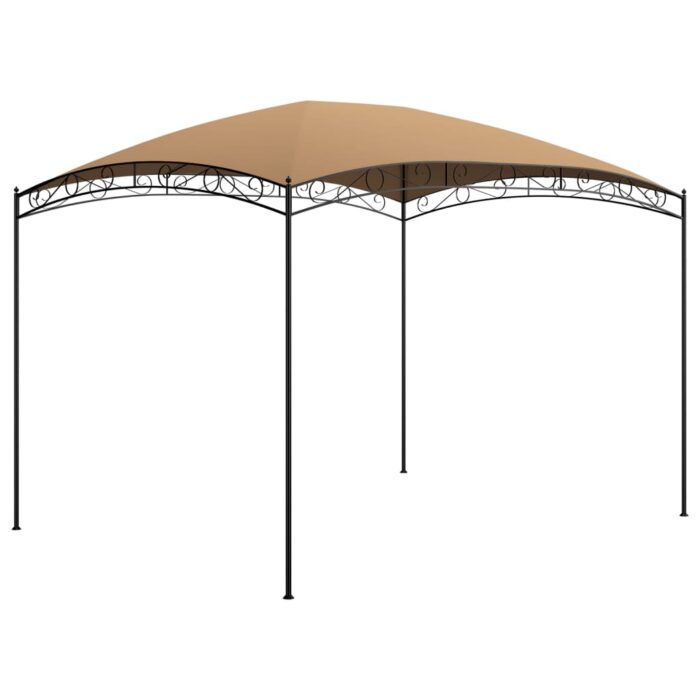 Belvédère 3x4x2,65 m Taupe 180 g/m² – Image 1