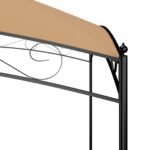Belvédère 3x4x2,65 m Taupe 180 g/m² – Image 3