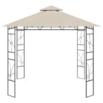 Belvédère 3x3x2,7 m Crème 160 g/m² – Image 2