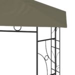 Belvédère 3x3x2,7 m Taupe 160 g/m² – Image 3