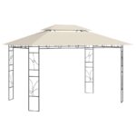 Belvédère 4x3x2,7 m Crème 160 g/m²
