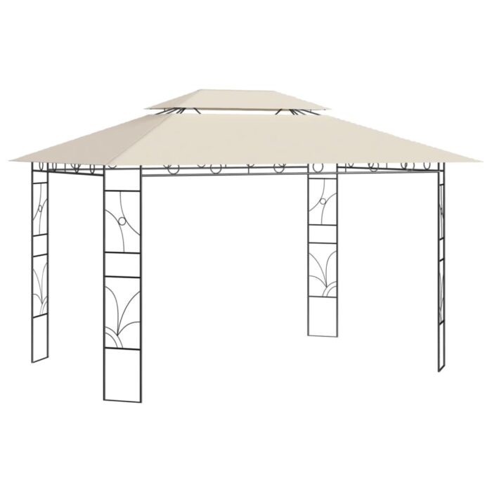 VXL8720286153291_a_en_hd_1.jpg Belvédère 4x3x2,7 m Crème 160 g/m² – Image 1