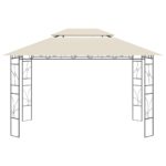 Belvédère 4x3x2,7 m Crème 160 g/m² – Image 2