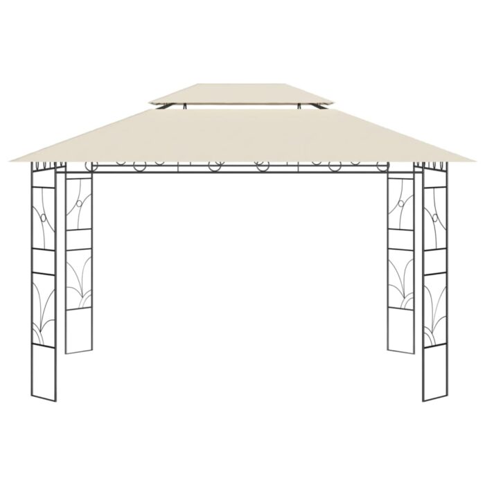 Belvédère 4x3x2,7 m Crème 160 g/m² – Image 2