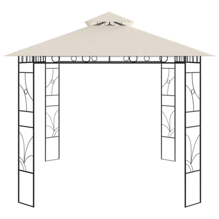 Belvédère 4x3x2,7 m Crème 160 g/m² – Image 3