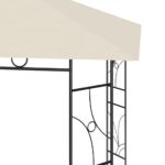 Belvédère 4x3x2,7 m Crème 160 g/m² – Image 4