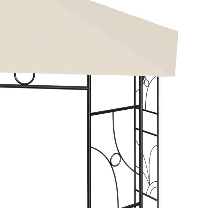 Belvédère 4x3x2,7 m Crème 160 g/m² – Image 4