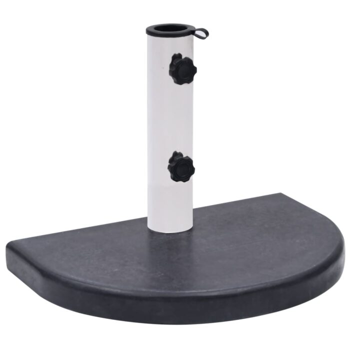 Socle de parasol Noir 40x28x4 cm Granite – Image 1