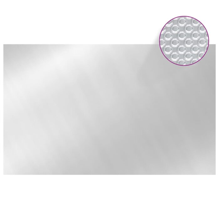 Couverture de piscine Argenté 260x160 cm PE – Image 2
