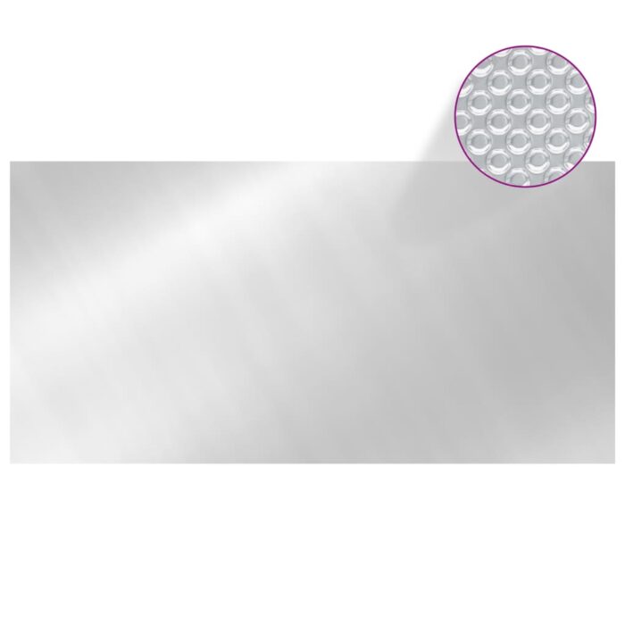 Couverture de piscine Argenté 732x366 cm PE – Image 2