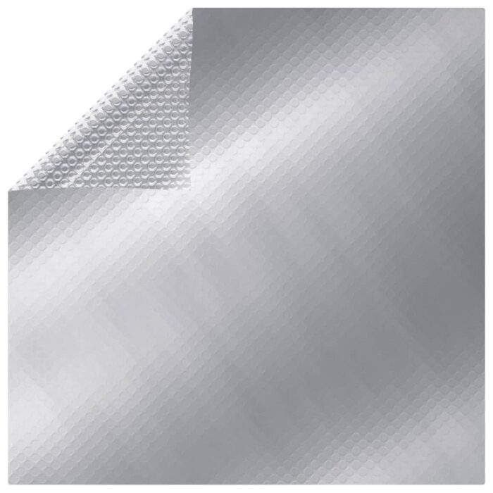 Couverture de piscine rectangulaire 800x500 cm PE Argenté – Image 1