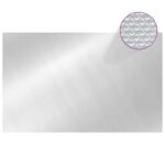 Couverture de piscine rectangulaire 800x500 cm PE Argenté – Image 2