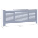 Cache-radiateur MDF Gris 205 cm – Image 6