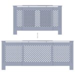 Cache-radiateur MDF Gris 205 cm – Image 3