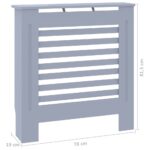 Cache-radiateur MDF Gris 78 cm – Image 5