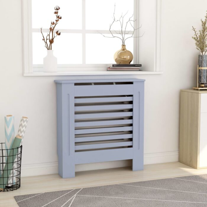 Cache-radiateur MDF Gris 78 cm – Image 1
