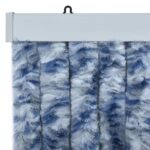 Moustiquaire bleu et blanc 118x220 cm chenille – Image 4