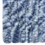 Moustiquaire bleu et blanc 118x220 cm chenille – Image 5