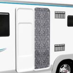 Moustiquaire Marron et beige 90x200 cm Chenille