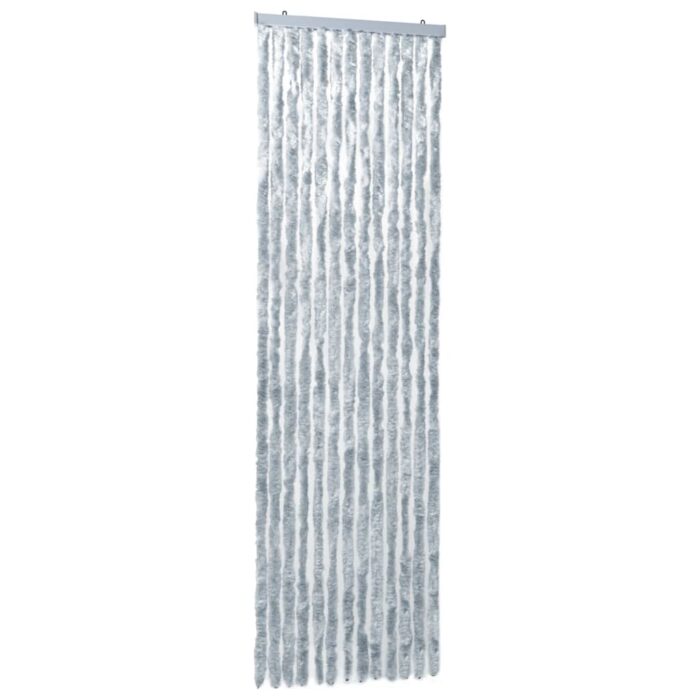 VXL8720286156407_g_en_hd_2.jpg Moustiquaire Blanc et gris 90x200 cm Chenille – Image 2