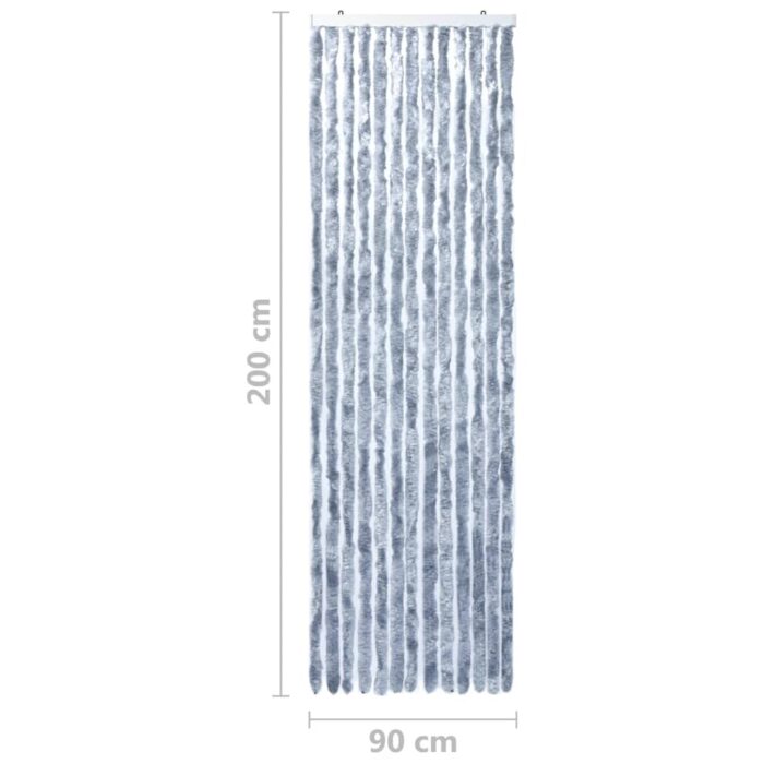 VXL8720286156469_g_en_hd_6.jpg Moustiquaire Argenté 90x200 cm Chenille – Image 6