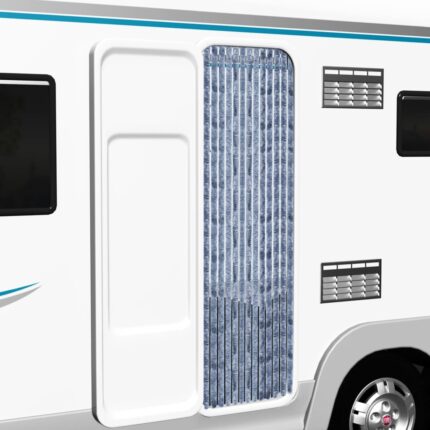 Moustiquaire argenté 118x220 cm chenille