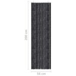 Moustiquaire Anthracite 56x200 cm Chenille – Image 6