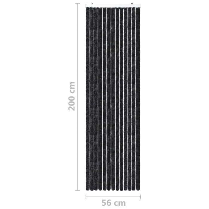 Moustiquaire Anthracite 56x200 cm Chenille – Image 6