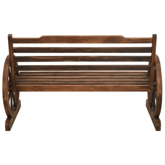 Banc de jardin 112 cm bois de sapin massif – Image 3
