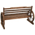 Banc de jardin 112 cm bois de sapin massif – Image 4