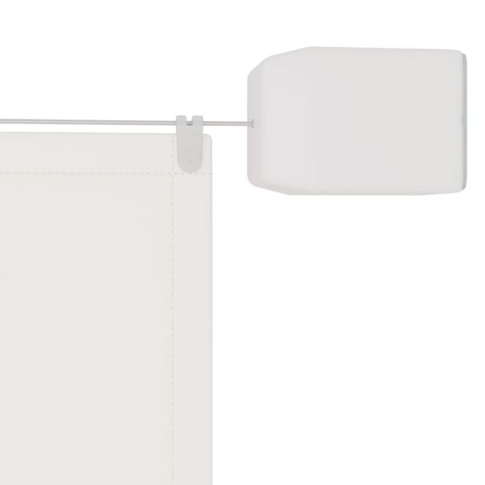 Auvent vertical Blanc 140x800 cm Tissu oxford – Image 4