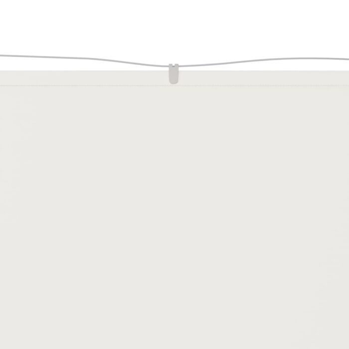 Auvent vertical Blanc 140x1200 cm Tissu oxford – Image 2
